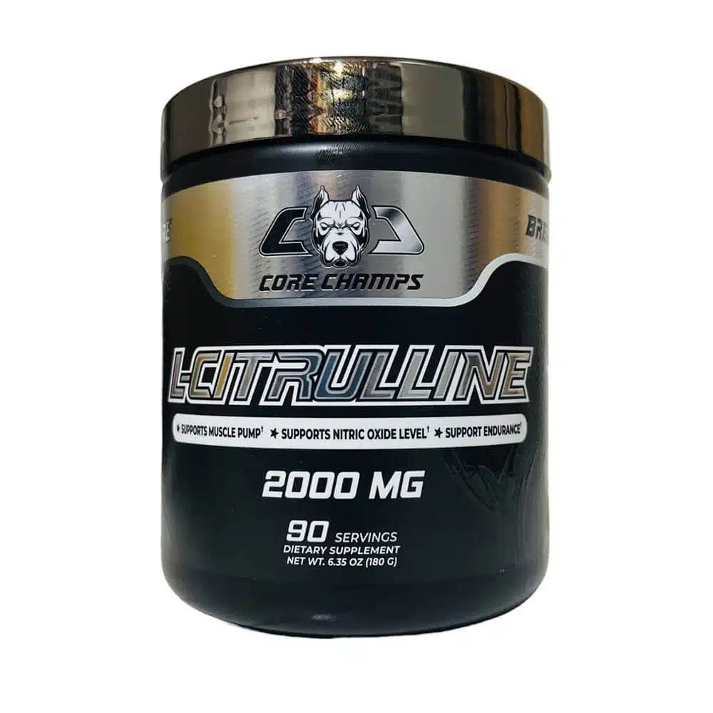 Core Champs L-Citrulline – 2000 mg • 90 Servings • ~180g | Nitric Oxide & Pump Support