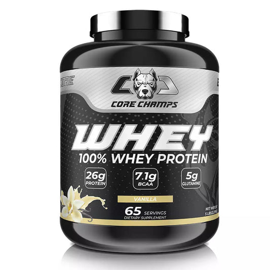 Core Champs 100% Whey Protein – 5 lbs (≈ 66 Servings) | Full-Spectrum Whey Blend