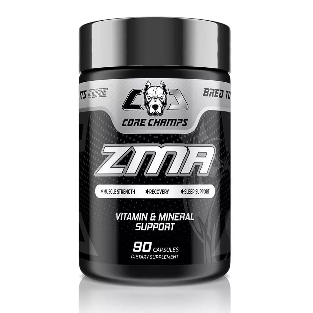 Core Champs ZMA – Zinc, Magnesium & Vitamin B6 | 90 Capsules