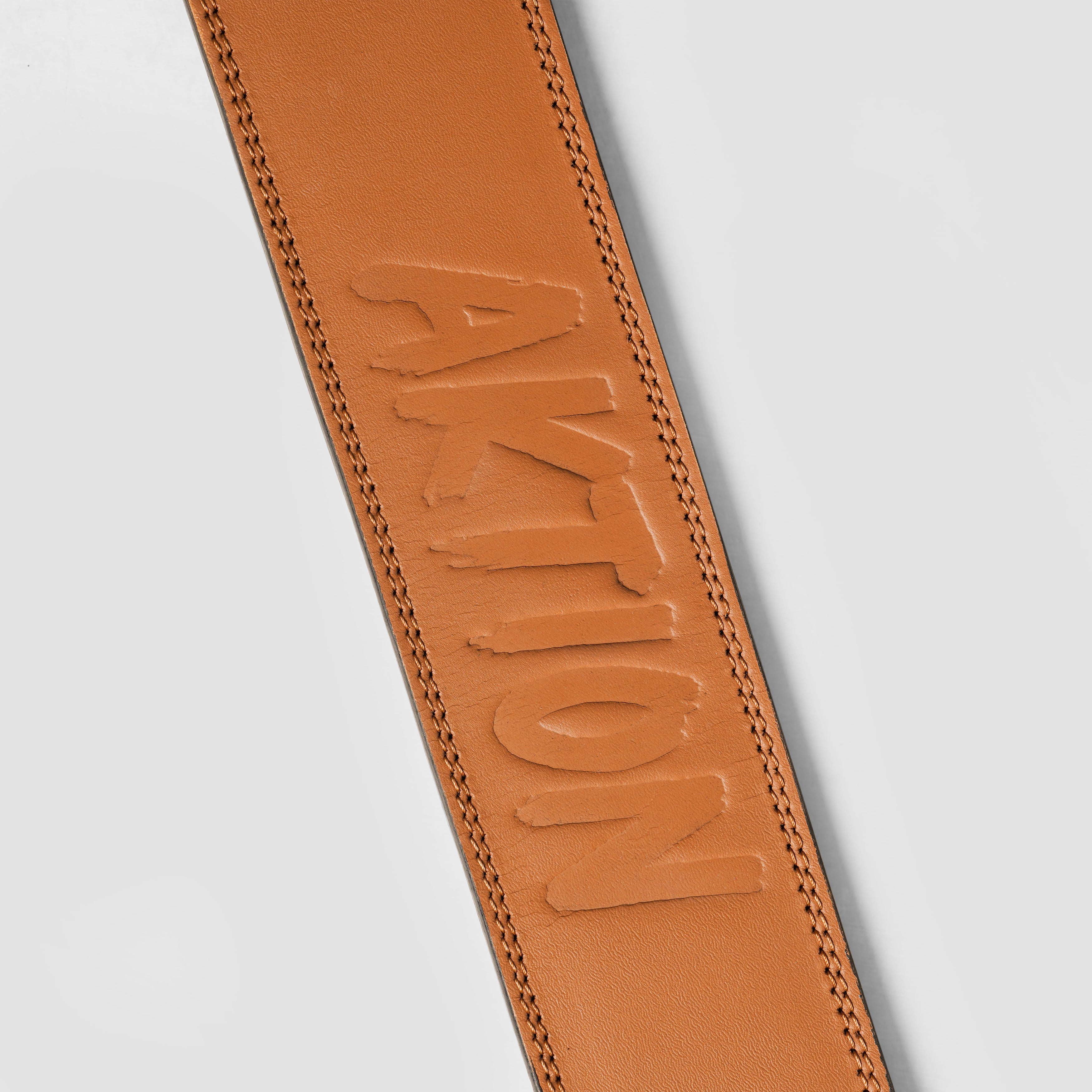 AKTION LIFTING BELT | PURE LEATHER | BROWN