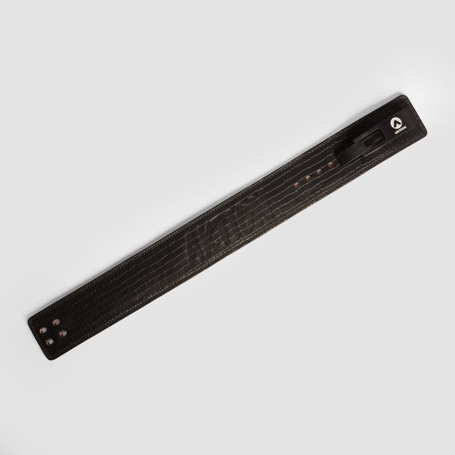 AKTION LIFTING BELT | PURE LEATHER | SNAKE BLACK - RED INSIDE