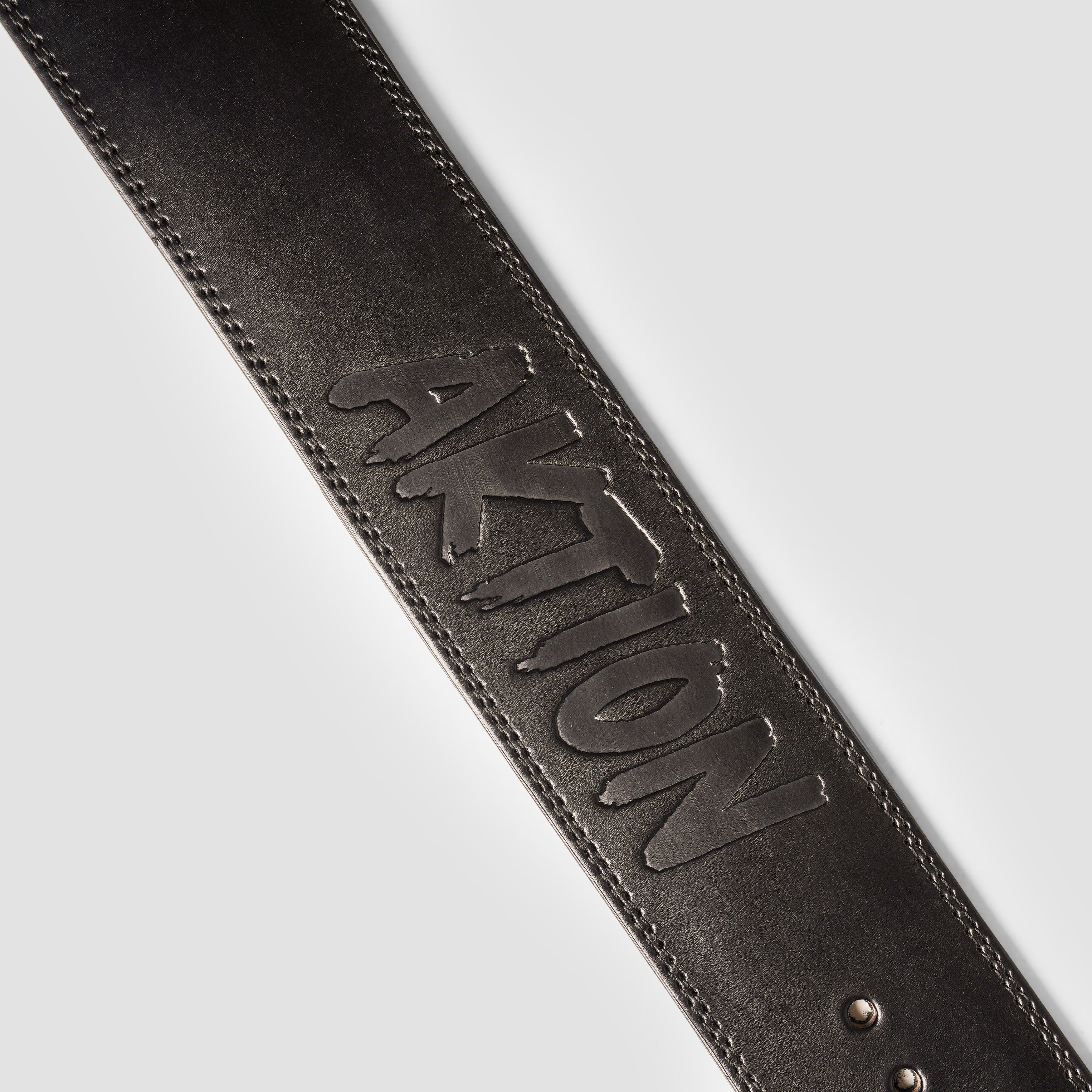 AKTION LIFTING BELT | PURE LEATHER | BLACK