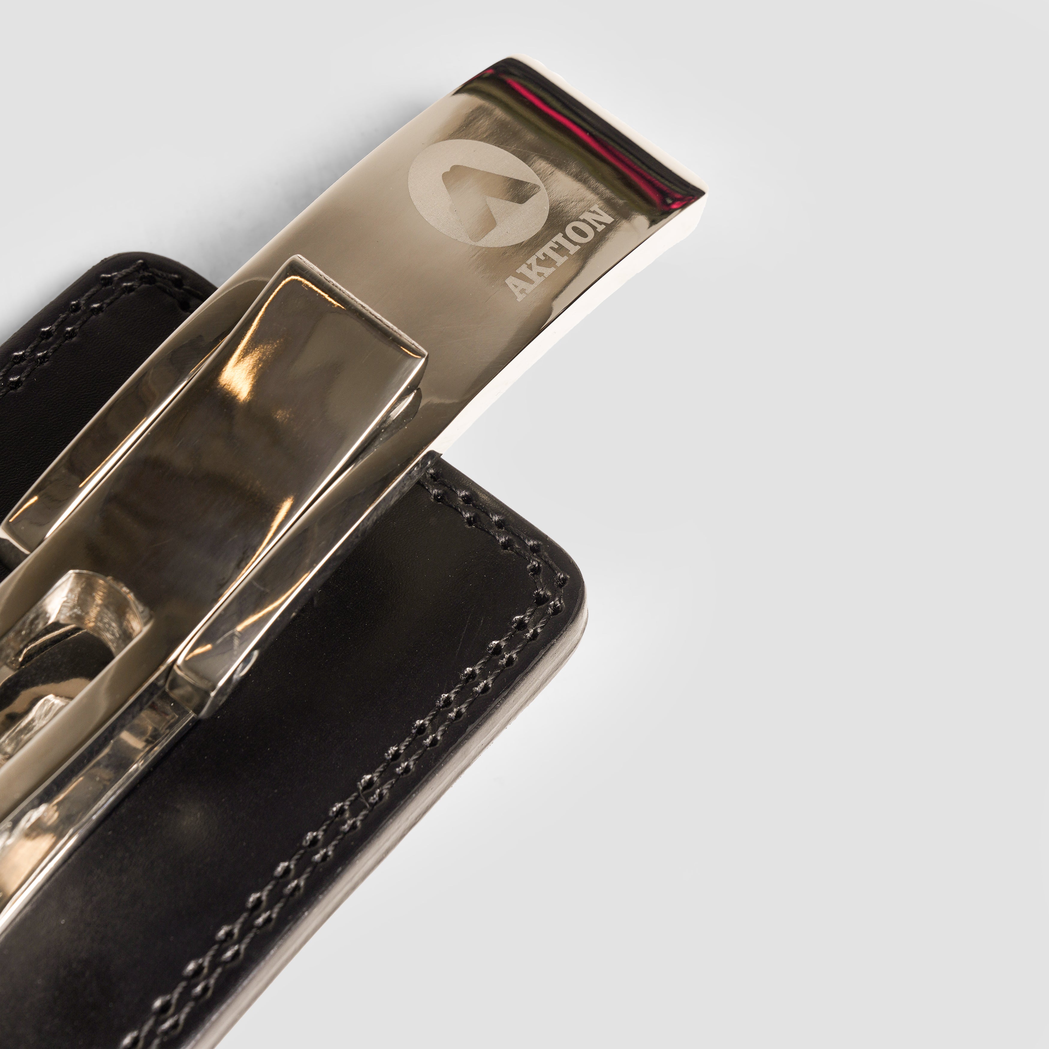 AKTION LIFTING BELT | PURE LEATHER | BLACK