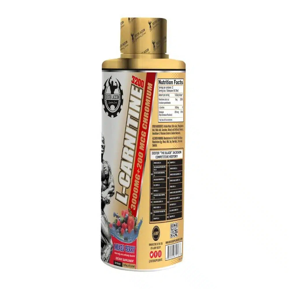 Dexter jackson l-carnitine 3000mg, mixed berry