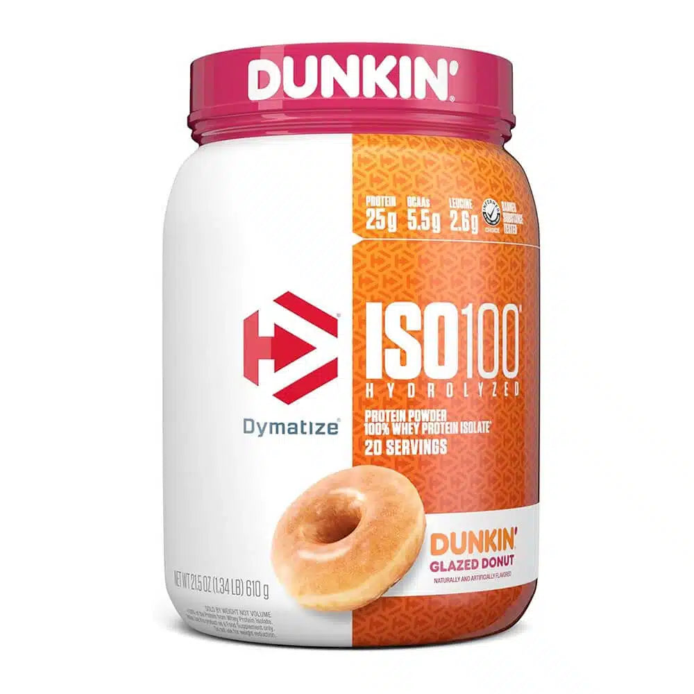Dymatize ISO100 610g Dunkin Glazed Donut.