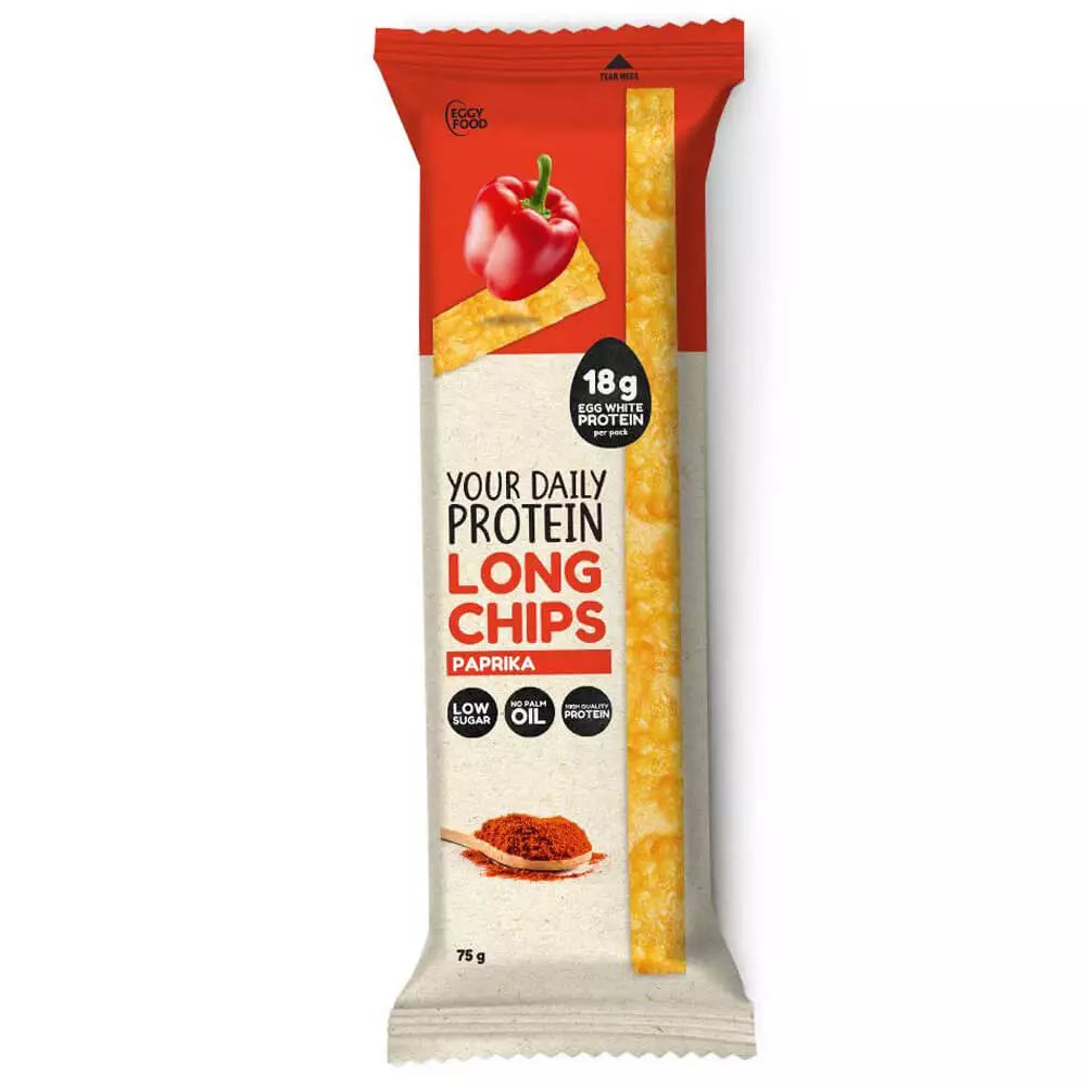 Crunchy High-Protein Eggy Chips - Sweet Chilli Flavor (75g)