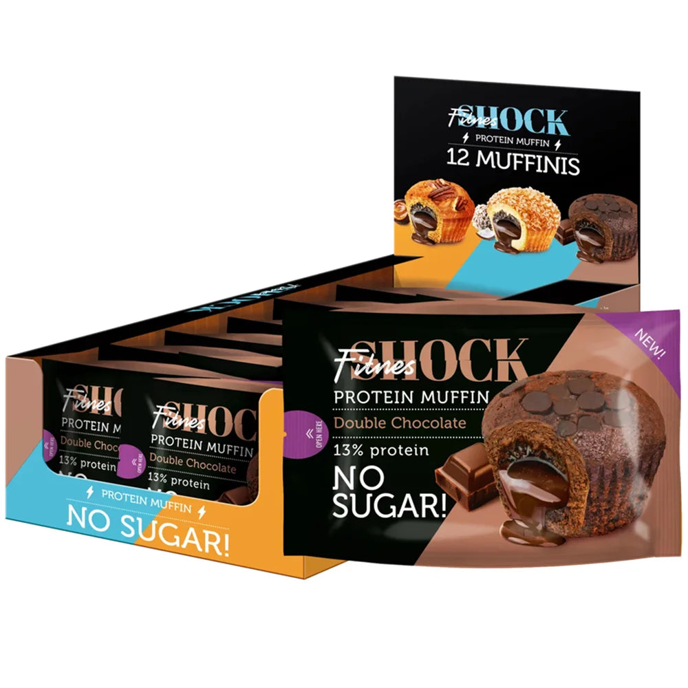 Fitness Shock Protein No Sugar Pack of 12