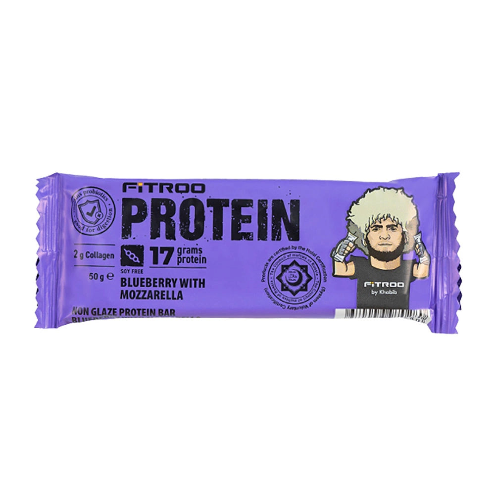 Fitroo By Khabib Non-Glaze Protein Bar 50g