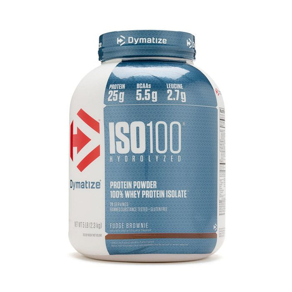 Dymatize ISO 100, Fudge Brownie, 5 LB