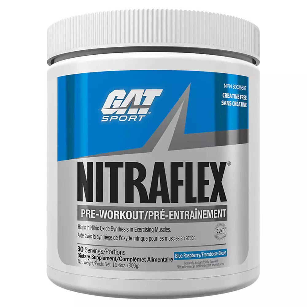 GAT Nitraflex – Advanced Pre-Workout | Energy, Focus & Strength Booster (30 Servings)