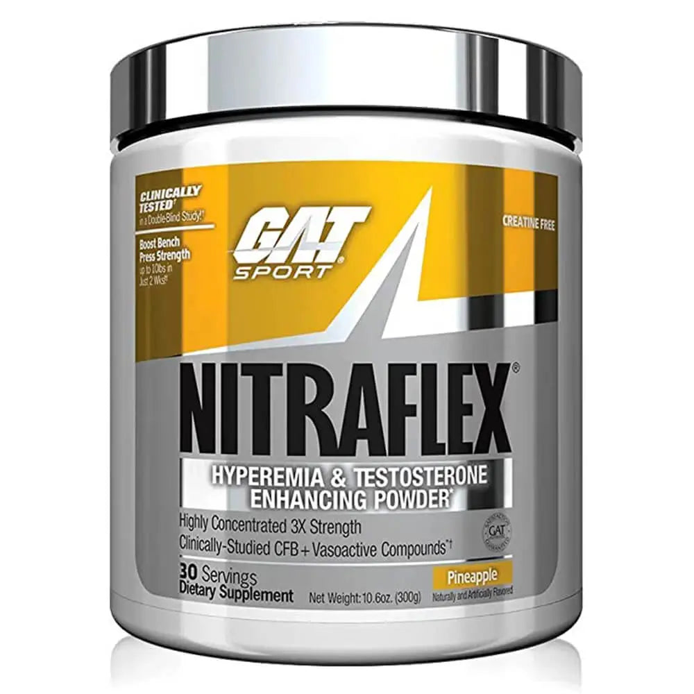 GAT Nitraflex – Advanced Pre-Workout | Energy, Focus & Strength Booster (30 Servings)