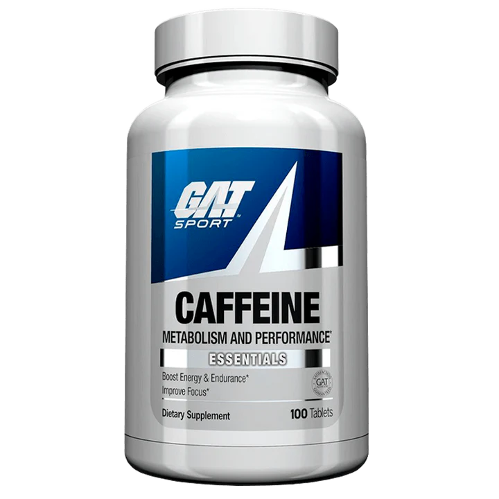 GAT Sport Caffeine – 200 mg Tablets | Metabolism & Performance Boost | 100 Count