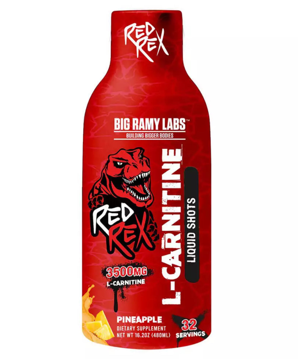Big Ramy Labs - Red Rex L-Carnitine Pineapple Shots Liquid: 32 Servings, 480ml