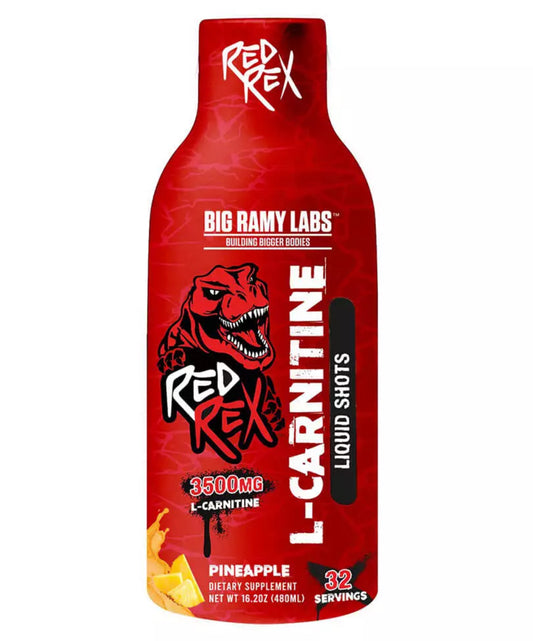 Big Ramy Labs - Red Rex L-Carnitine Pineapple Shots Liquid: 32 Servings, 480ml