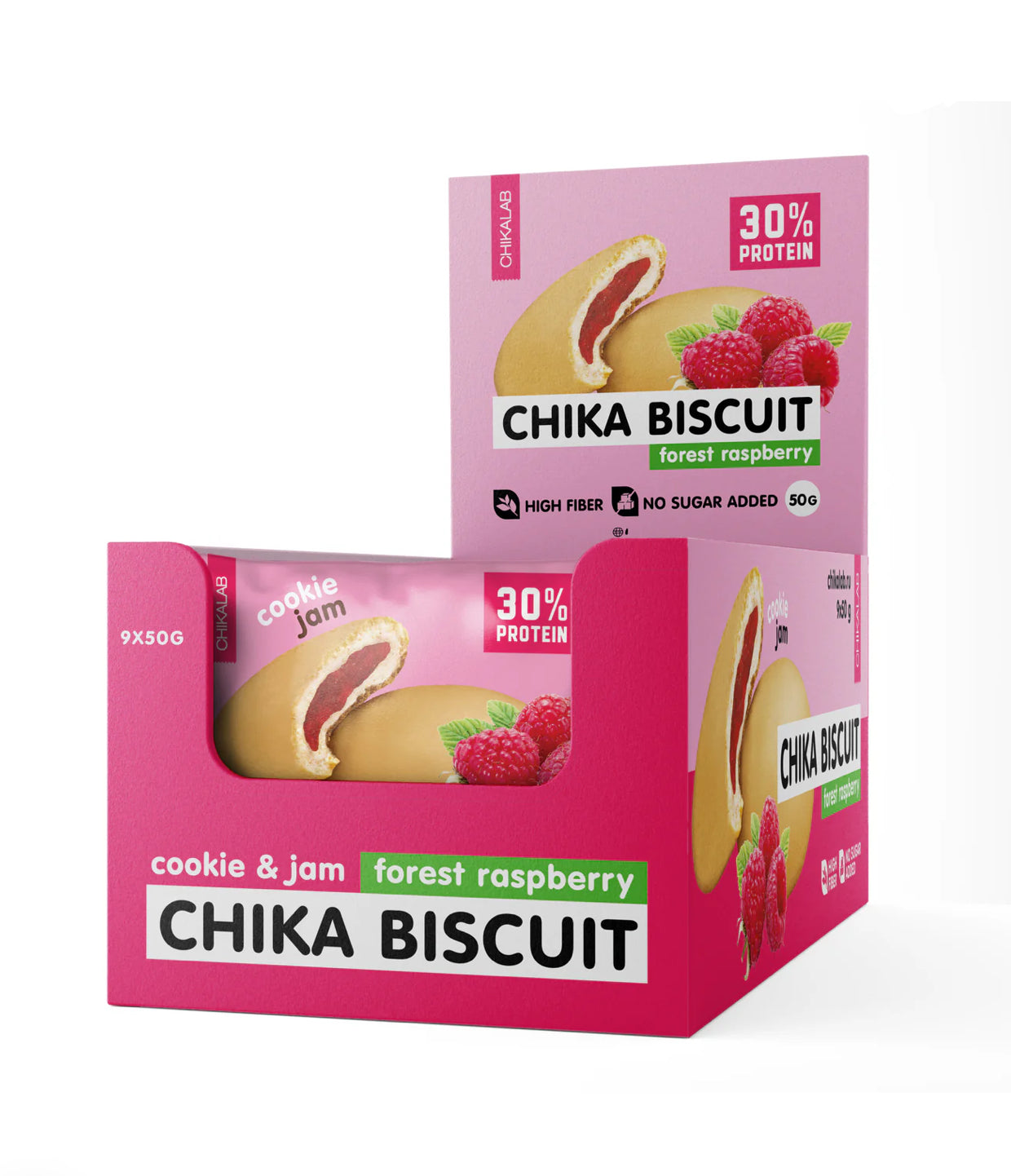 Chikalab Protein Cookie with Filling 50g Pack of 9