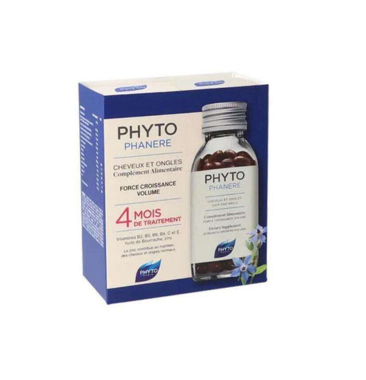 PHYTO PHANERS Cheveux Et Ongles Hair And Nails 120 Capsules Pack of 2
