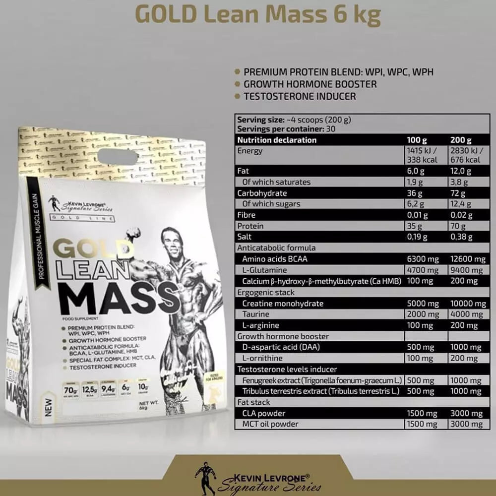 Kevin Levrone Gold Lean Mass 6kg