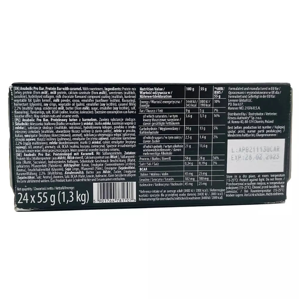 Kevin Anabolic Pro Bar Pack of 24
