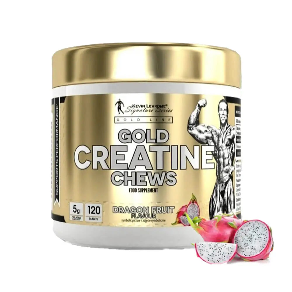Kevin Levrone, Gold Creatine Chews, Dragon Fruit, 24S, 120 Tabs
