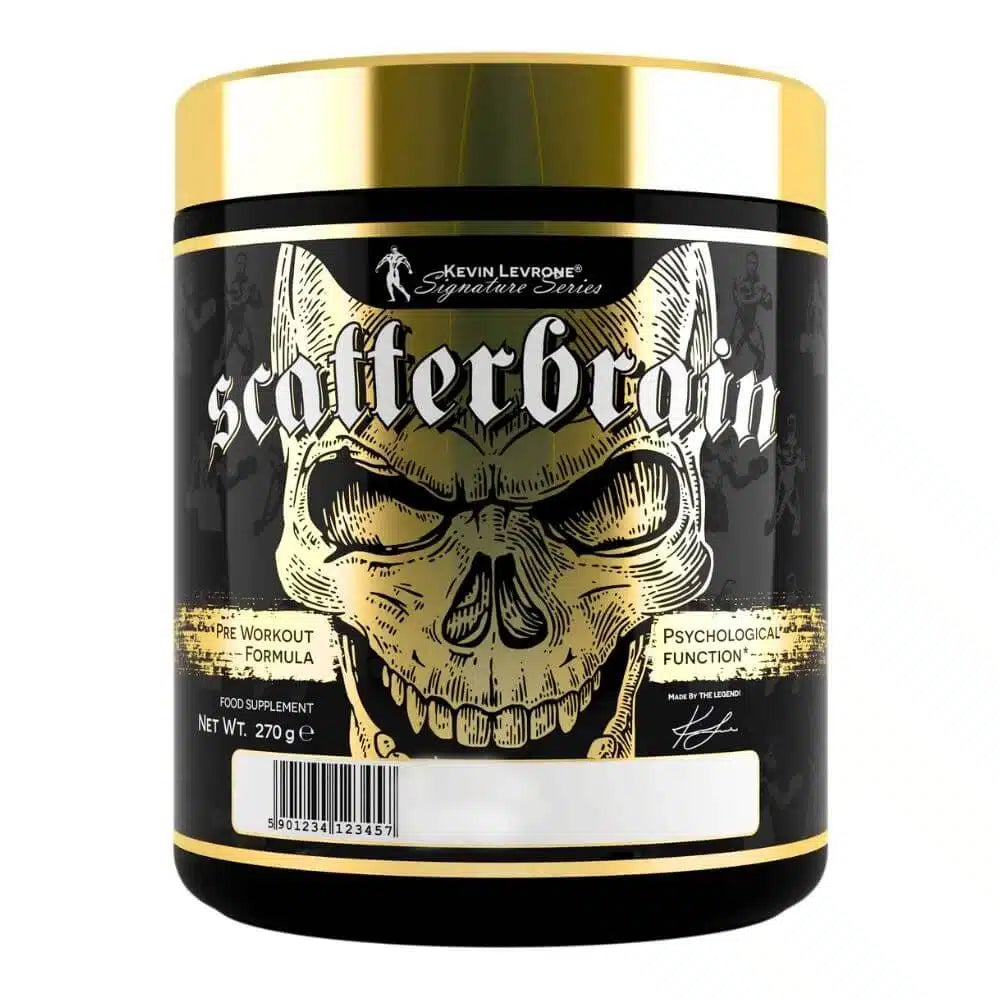 Kevin Levrone Scatterbrain – 270g (120 Servings) | Intense Focus & Energy Pre-Workout Formula