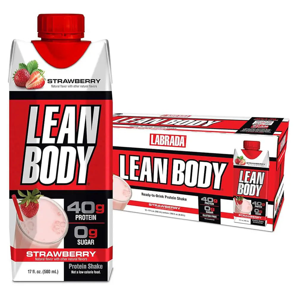 Labrada Lean Body RTD Protein Shake 600ML Pack of 12
