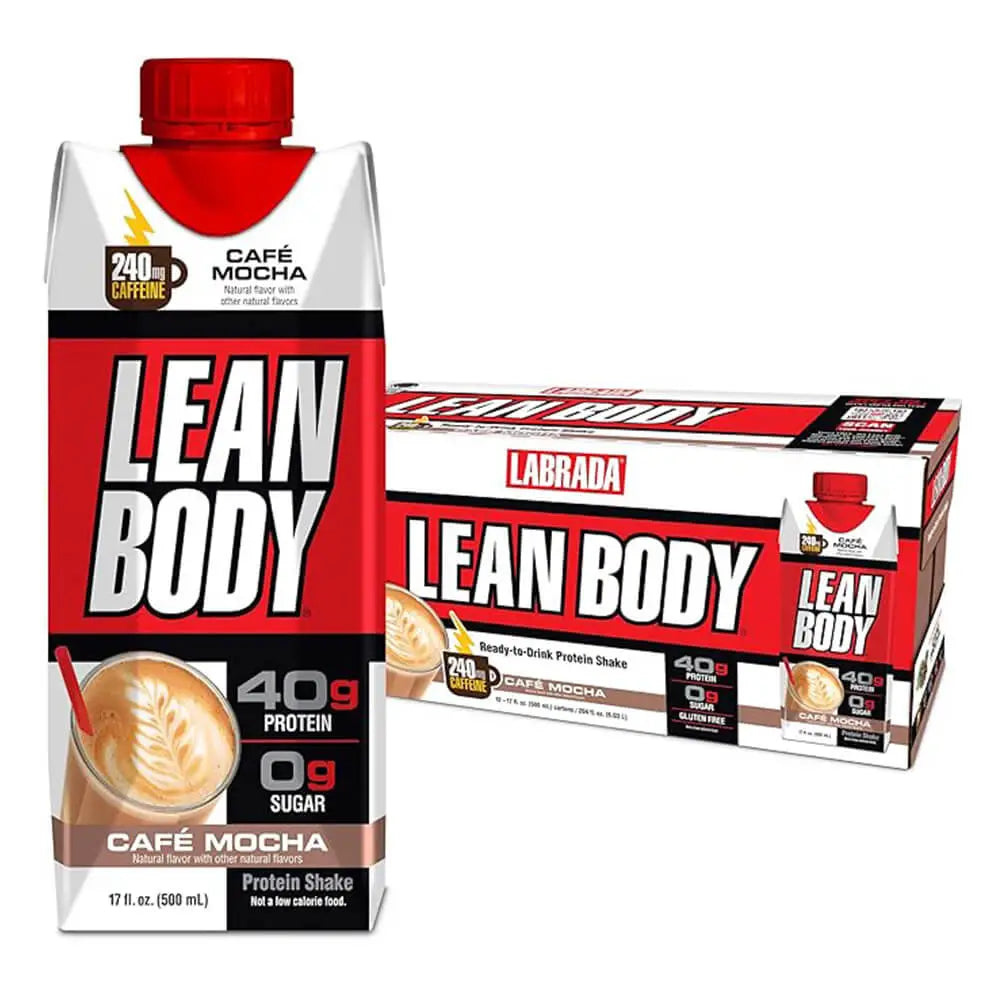 Labrada Lean Body RTD Protein Shake 600ML Pack of 12