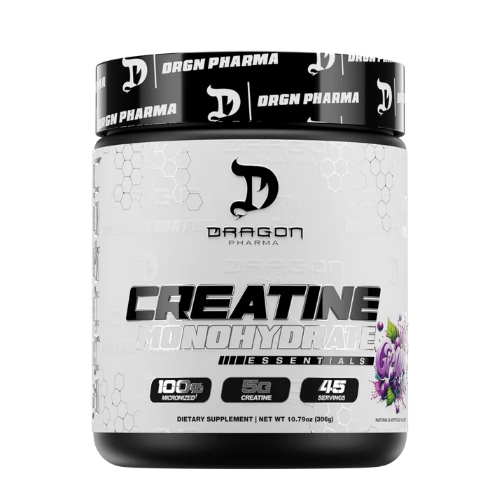 Dragon Pharma Creatine Monohydrate Essentials – Pure Strength & Recovery Support
