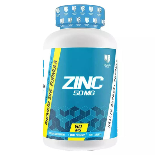Muscle Rulz Zinc 50mg 100 Tablets