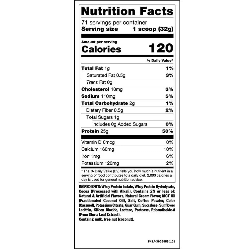 Mutant Iso Surge Chocolate Fudge Brownie 2.27kg Facts