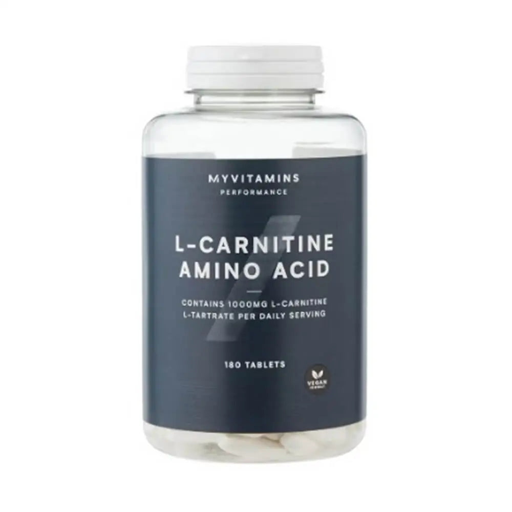 MyVitamins L-Carnitine Amino Acid – 1000 mg | 180 Tablets (“90 Servings”)