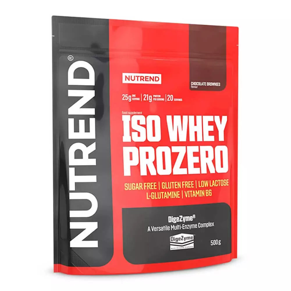 Nutrend ISO Whey Prozero 500g NTD Chocolate Brownie