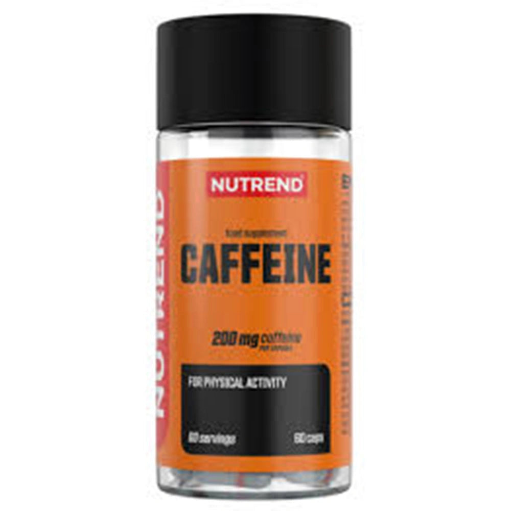 Nutrend Caffeine – High-Potency 200mg Pure Caffeine Capsules for Energy, Focus & Performance