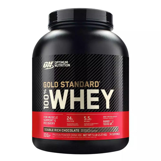 Optimum Nutrition Gold Standard 100% Whey Protein Double Rich Choc. 5lbs