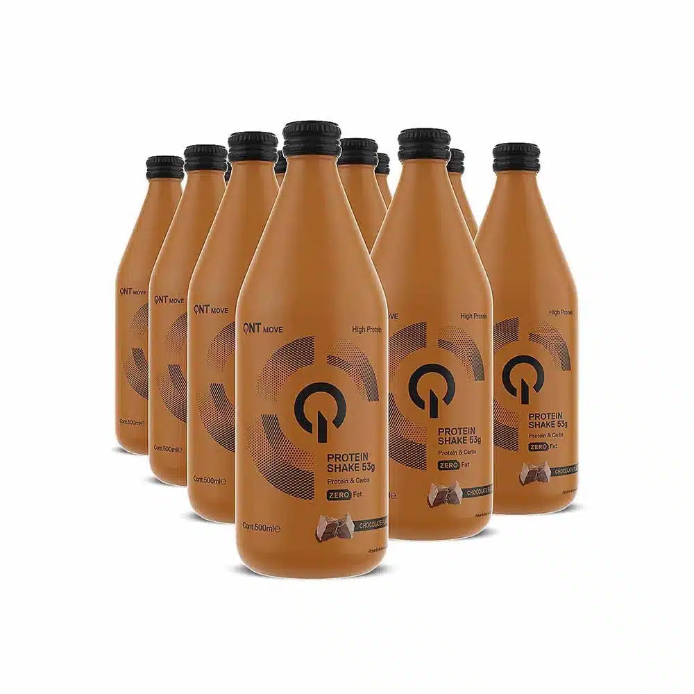 QNT Protein Shake (500ML, Pack of 12) – High-Protein Fuel for Muscle Growth & Recovery