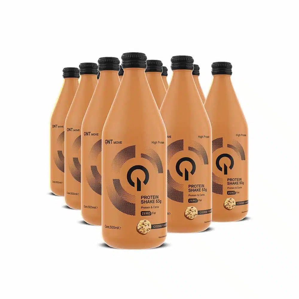 QNT Protein Shake (500ML, Pack of 12) – High-Protein Fuel for Muscle Growth & Recovery