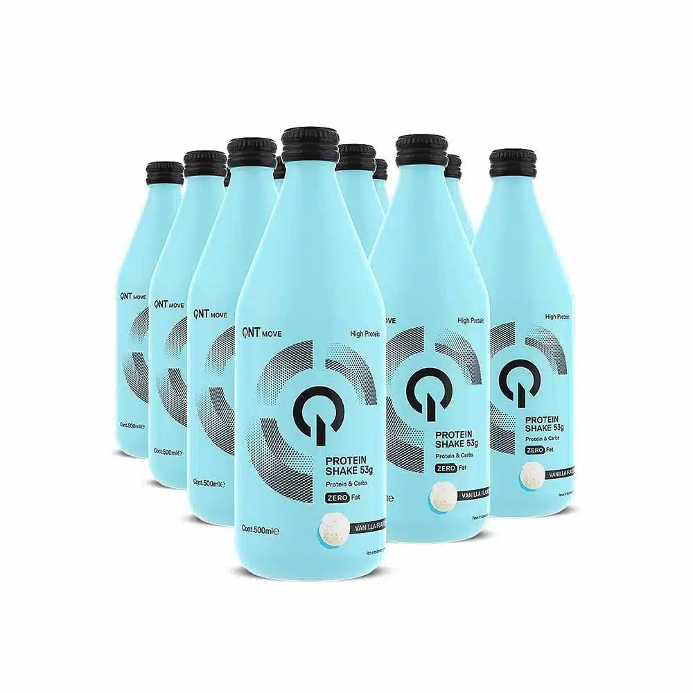 QNT Protein Shake (500ML, Pack of 12) – High-Protein Fuel for Muscle Growth & Recovery