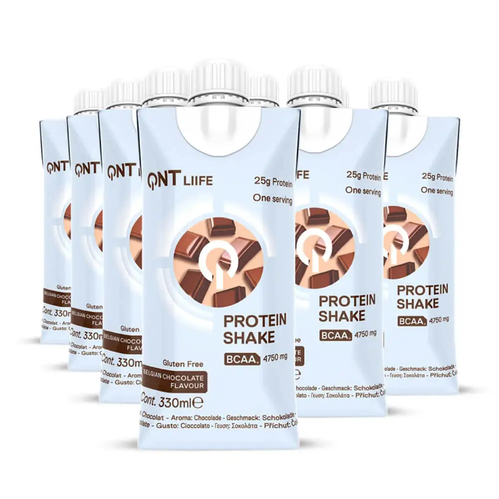 QNT Life Protein Shake BCAA 5000mg (330ml, Pack of 12) – Fast Recovery & Muscle Support