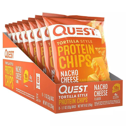 Quest Tortilla Protein Chips - 8 Bags : Crispy, High-Protein Chips