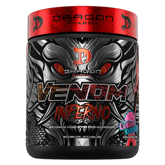 Dragon Pharma VENOM INFERNO – Extreme Potency Pre-Workout | 40 Servings