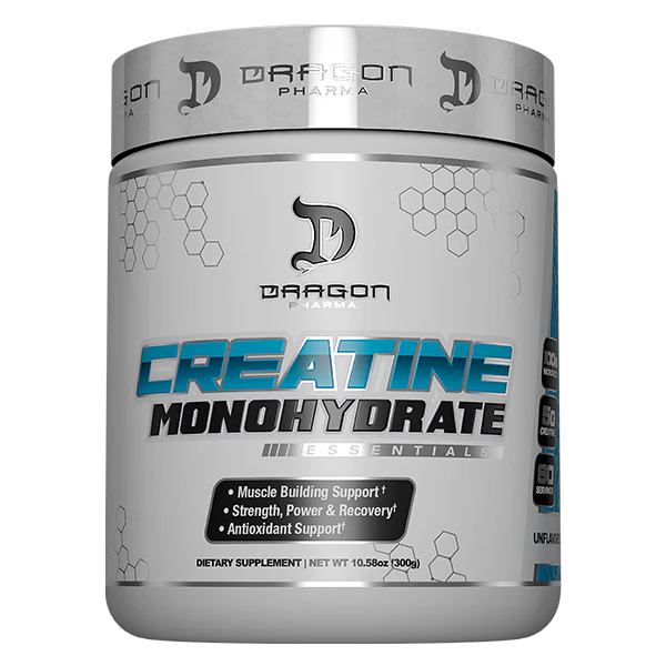 Dragon Pharma Creatine Monohydrate Essentials – Pure Strength & Recovery Support