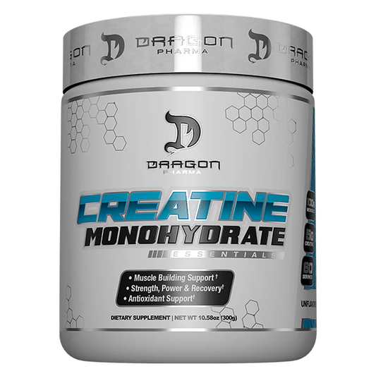 Dragon Pharma Creatine Monohydrate Essentials – Pure Strength & Recovery Support
