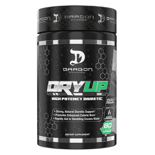 Dragon Pharma DRYUP – High-Potency Diuretic & Thermogenic Matrix | 80 Capsules