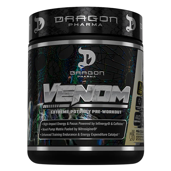 Dragon Pharma VENOM – Extreme Potency Pre-Workout | 40 Servings