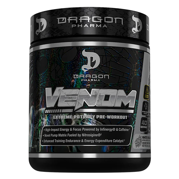 Dragon Pharma VENOM – Extreme Potency Pre-Workout | 40 Servings