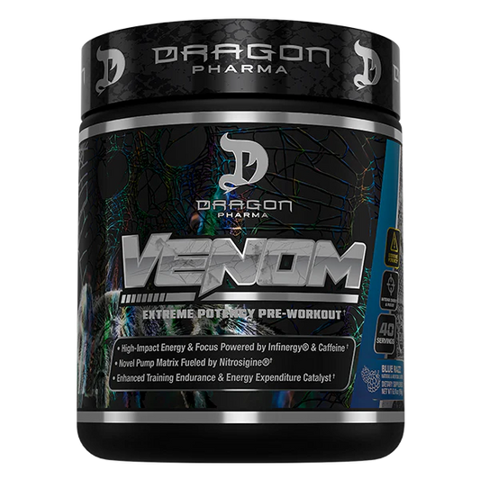 Dragon Pharma VENOM – Extreme Potency Pre-Workout | 40 Servings