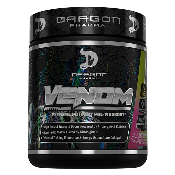Dragon Pharma VENOM – Extreme Potency Pre-Workout | 40 Servings