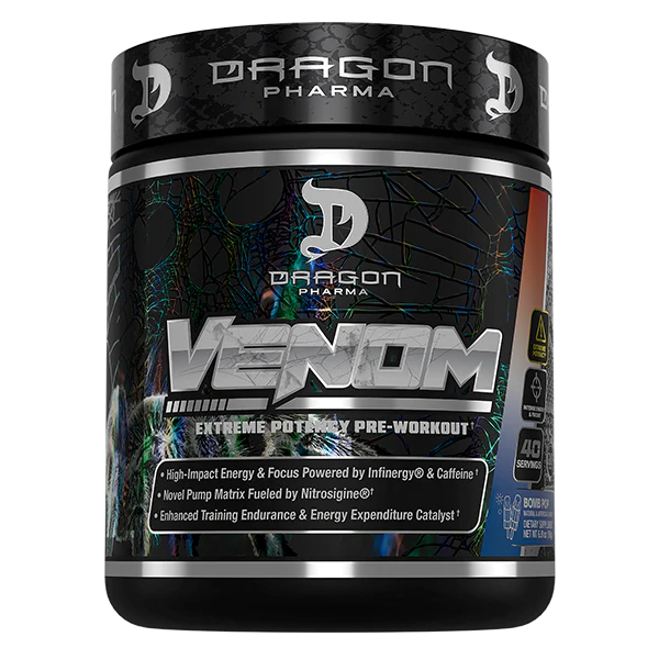 Dragon Pharma VENOM – Extreme Potency Pre-Workout | 40 Servings