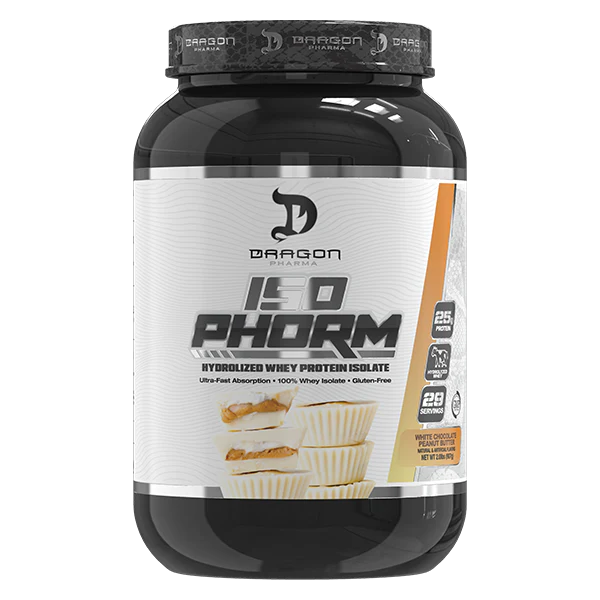 Dragon Pharma ISOPHORM – Hydrolyzed Isolate Whey Protein | 2 lb (25 g Protein per Scoop)