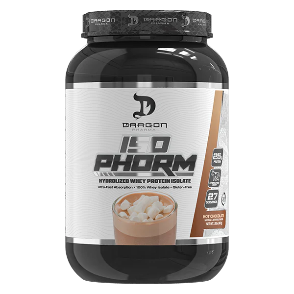 Dragon Pharma ISOPHORM – Hydrolyzed Isolate Whey Protein | 2 lb (25 g Protein per Scoop)