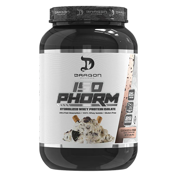 Dragon Pharma ISOPHORM – Hydrolyzed Isolate Whey Protein | 2 lb (25 g Protein per Scoop)
